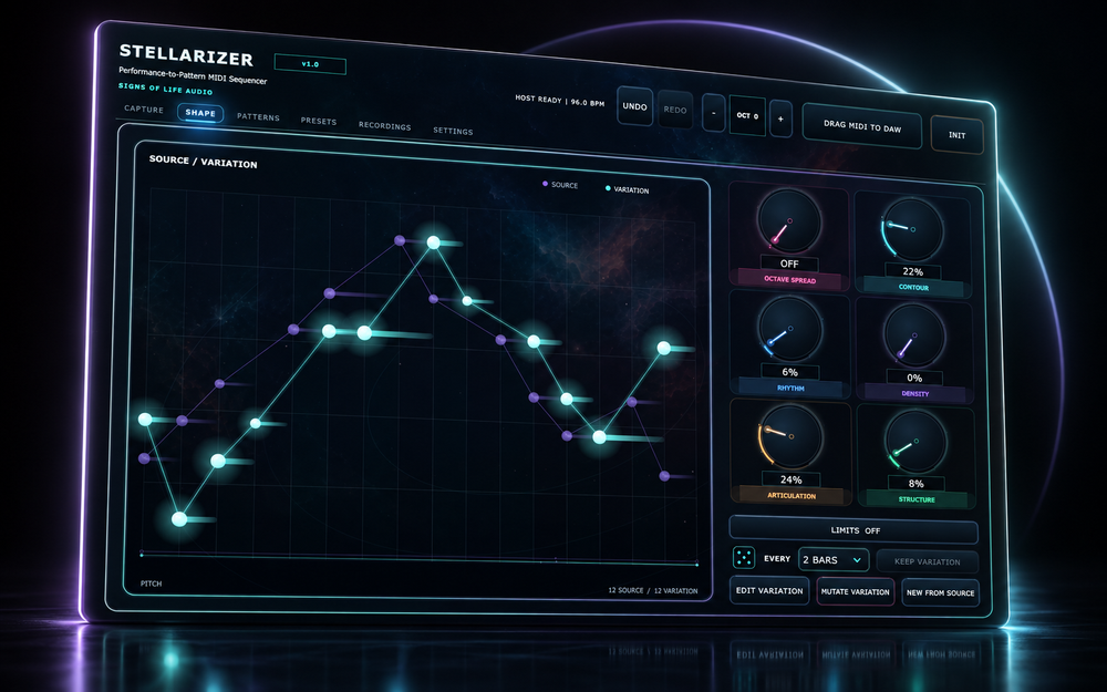 Stellarizer with Aurora Steps preset