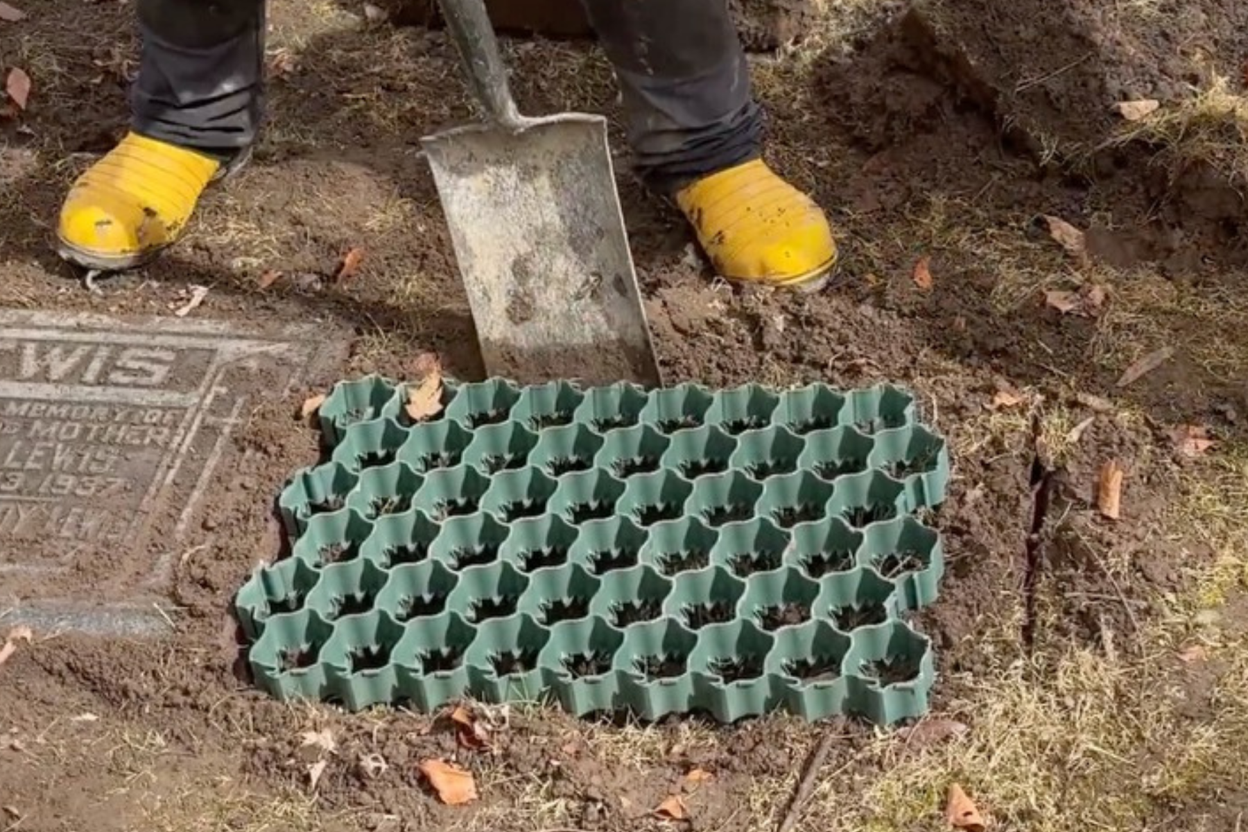Step 3 — Mark and excavate