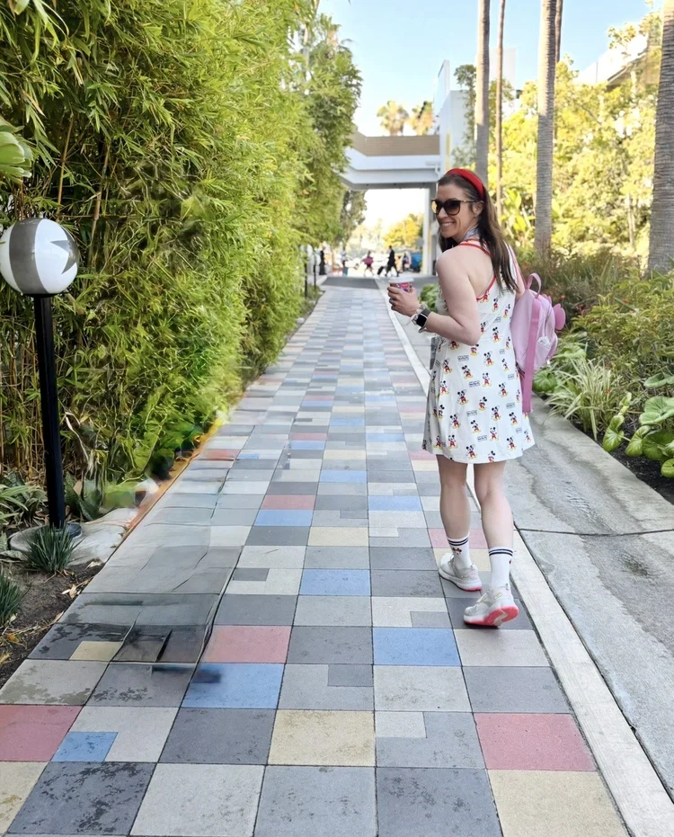 Danielle Casey at the Disneyland Resort
