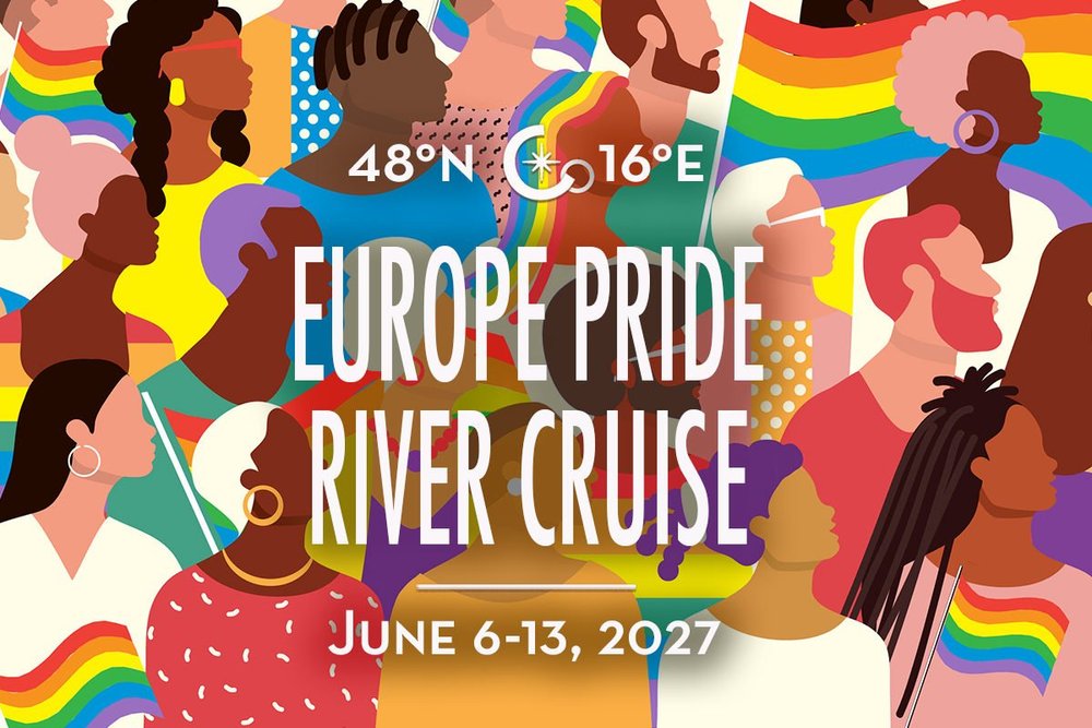 VACAYA Europe Pride River Cruise, June 6 to 13, 2027