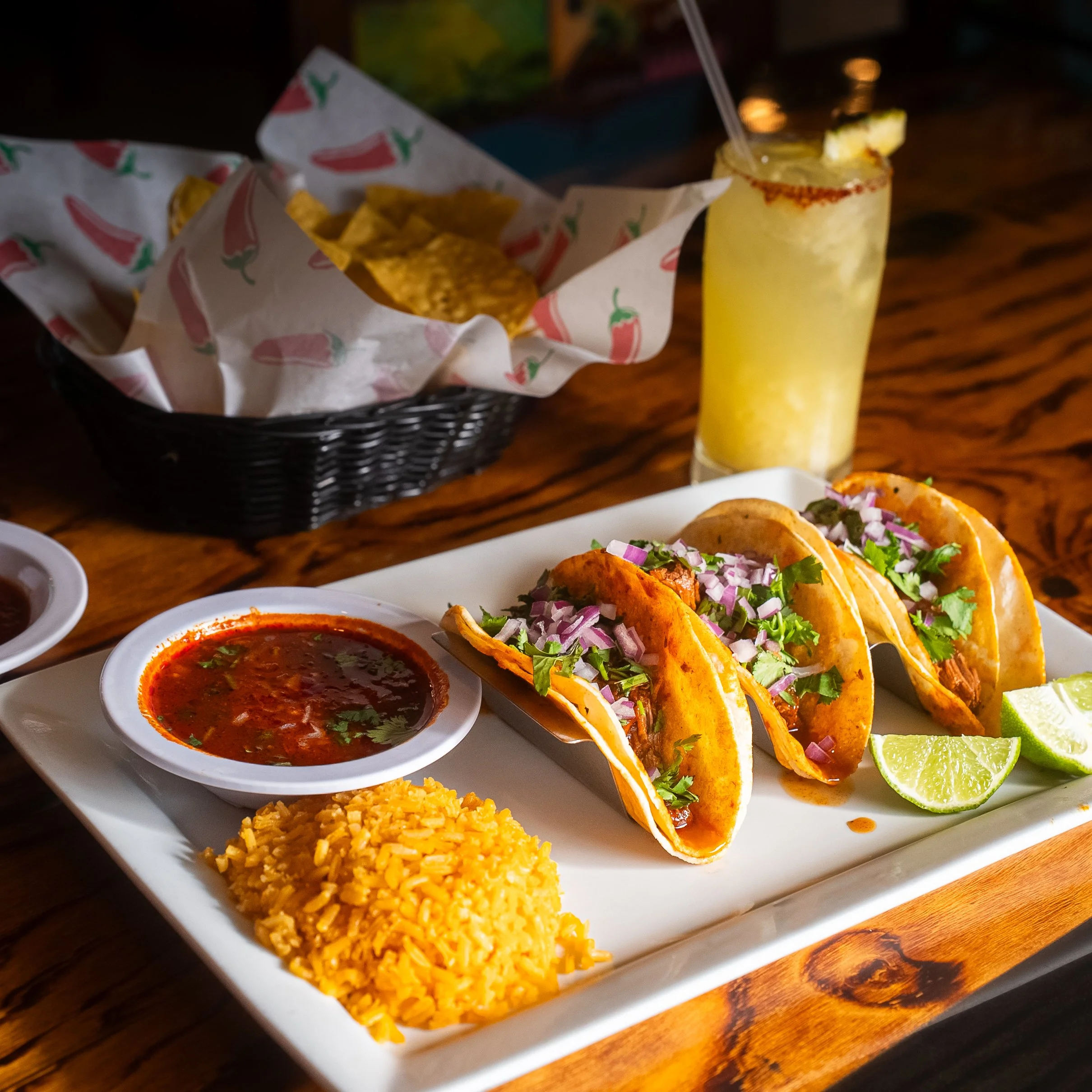 Fresh seafood salad with grilled chicken