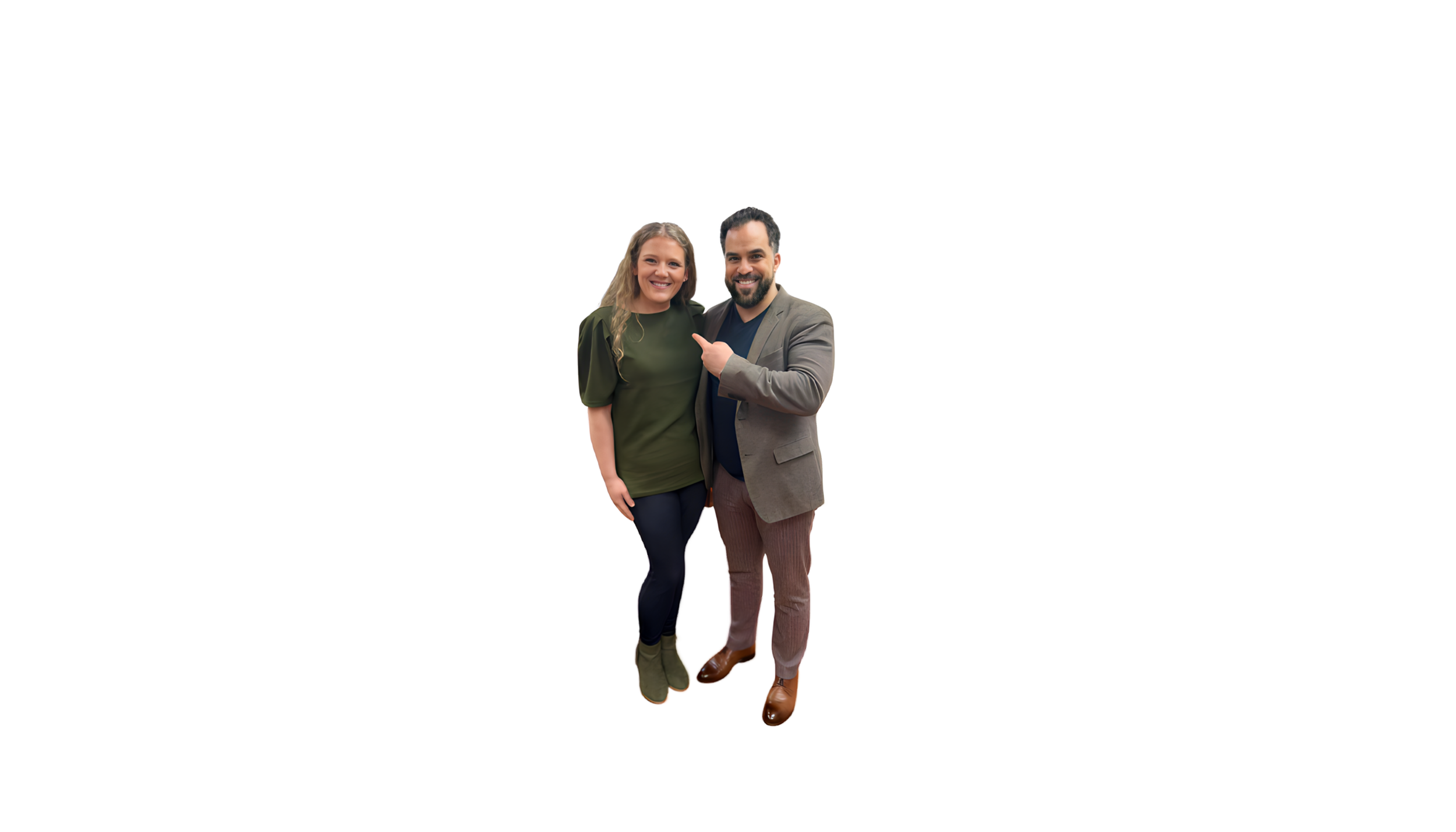 Dr. El Djouzi with successful weight loss patient