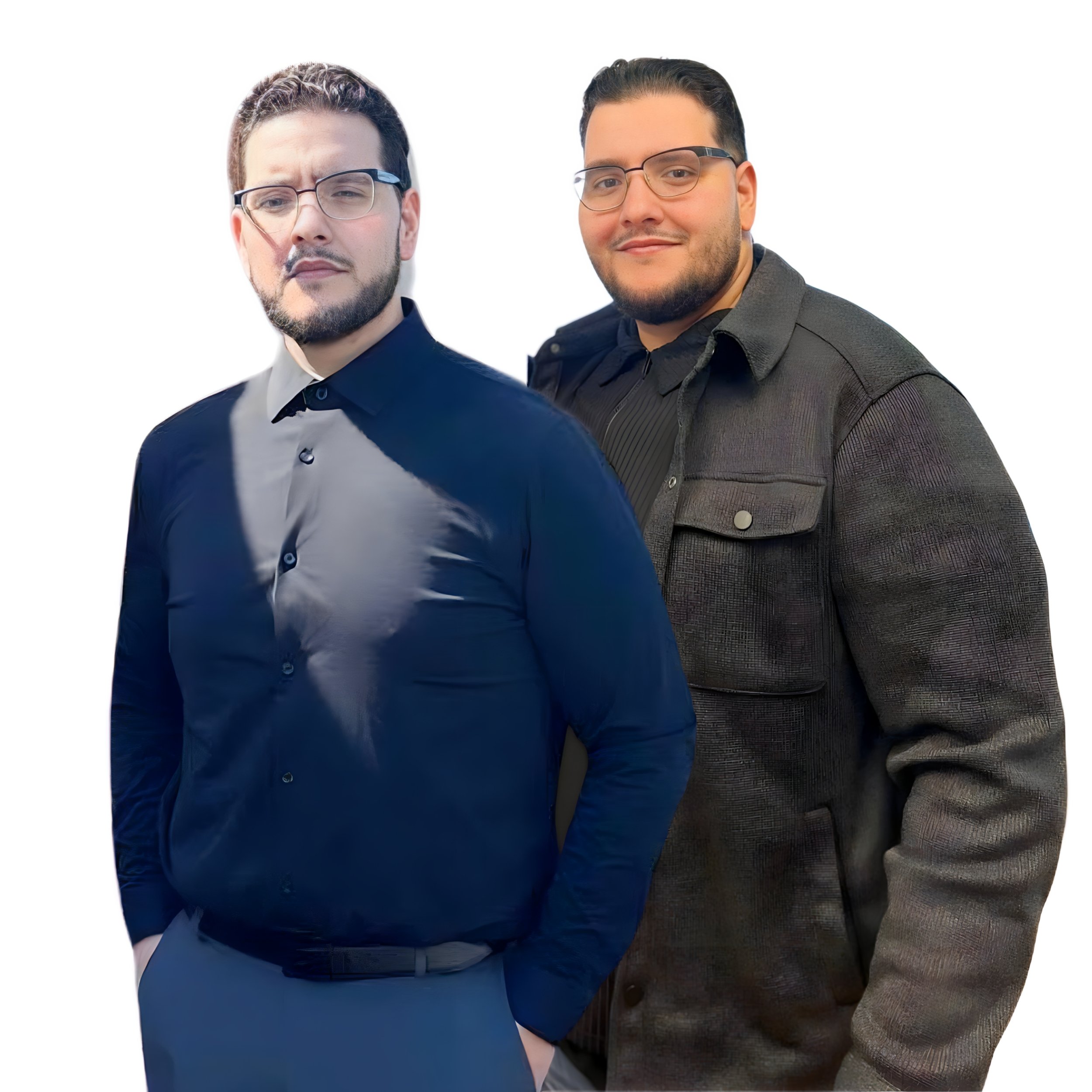 Patient before and after transformation, 100lbs lost