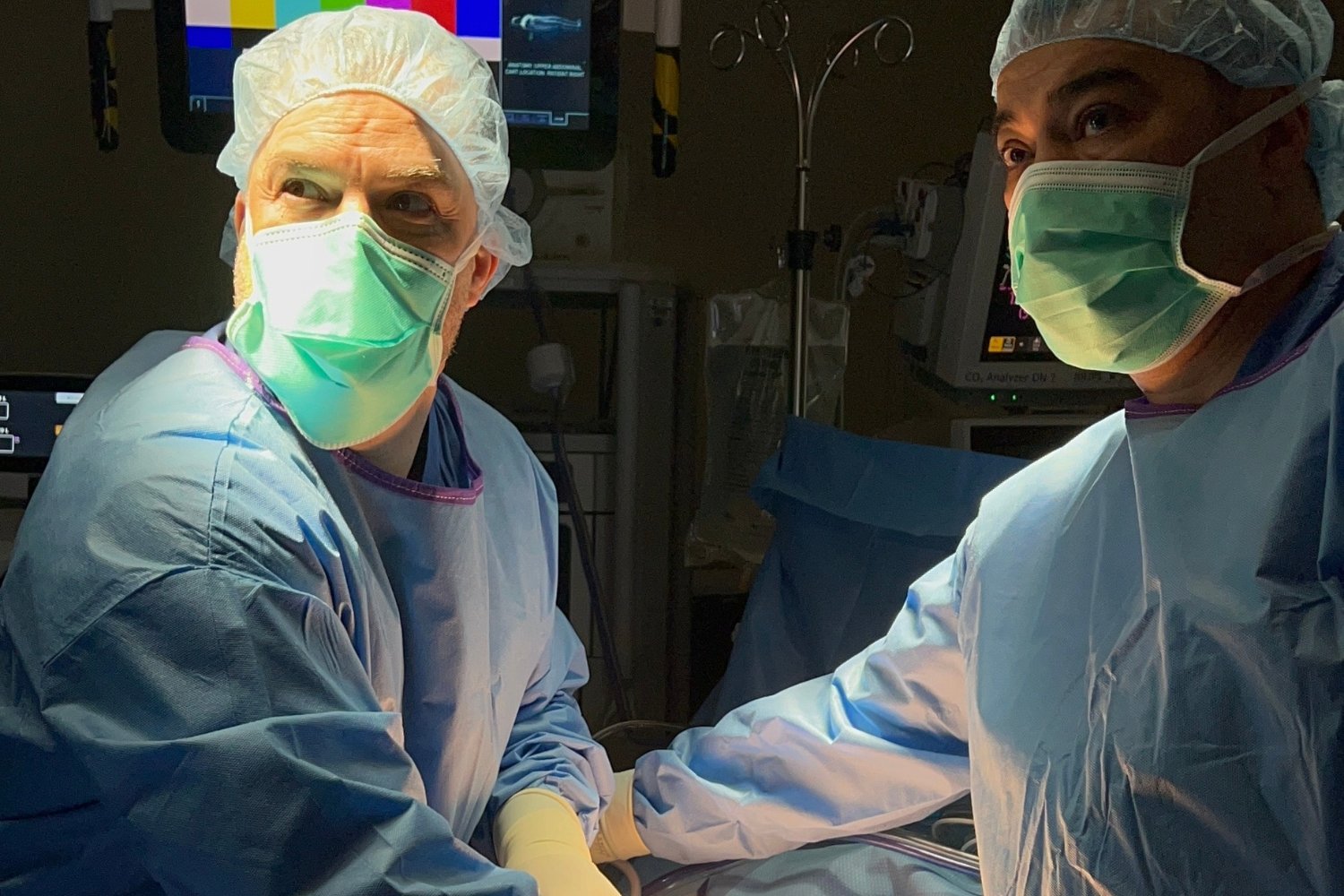 Dr. El Djouzi with Medical Team