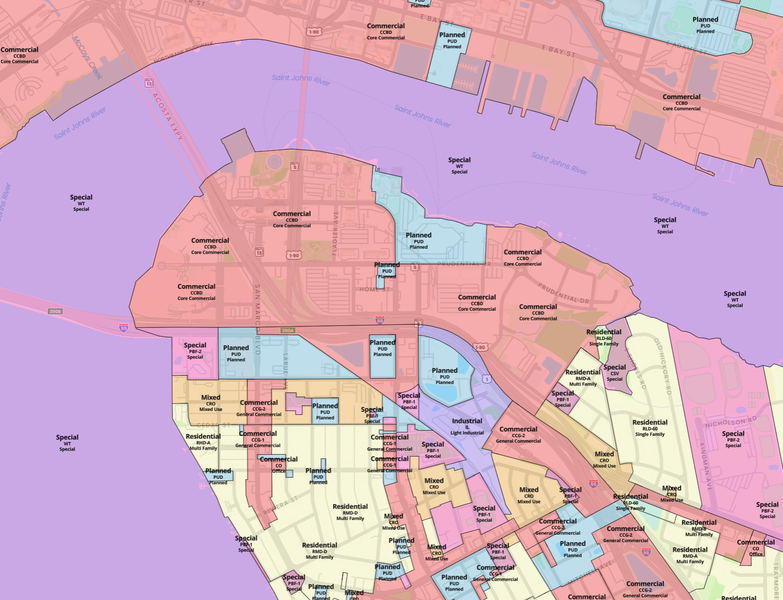 Current Zoning layer