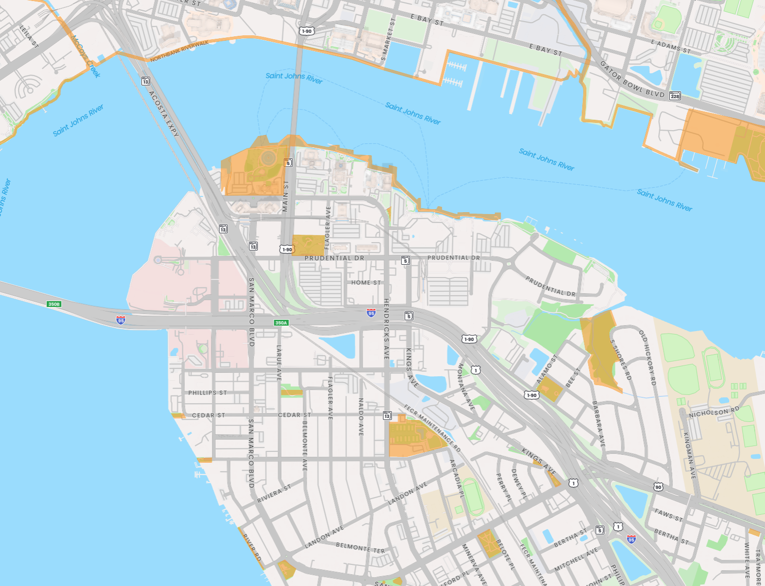 Protected Areas layer