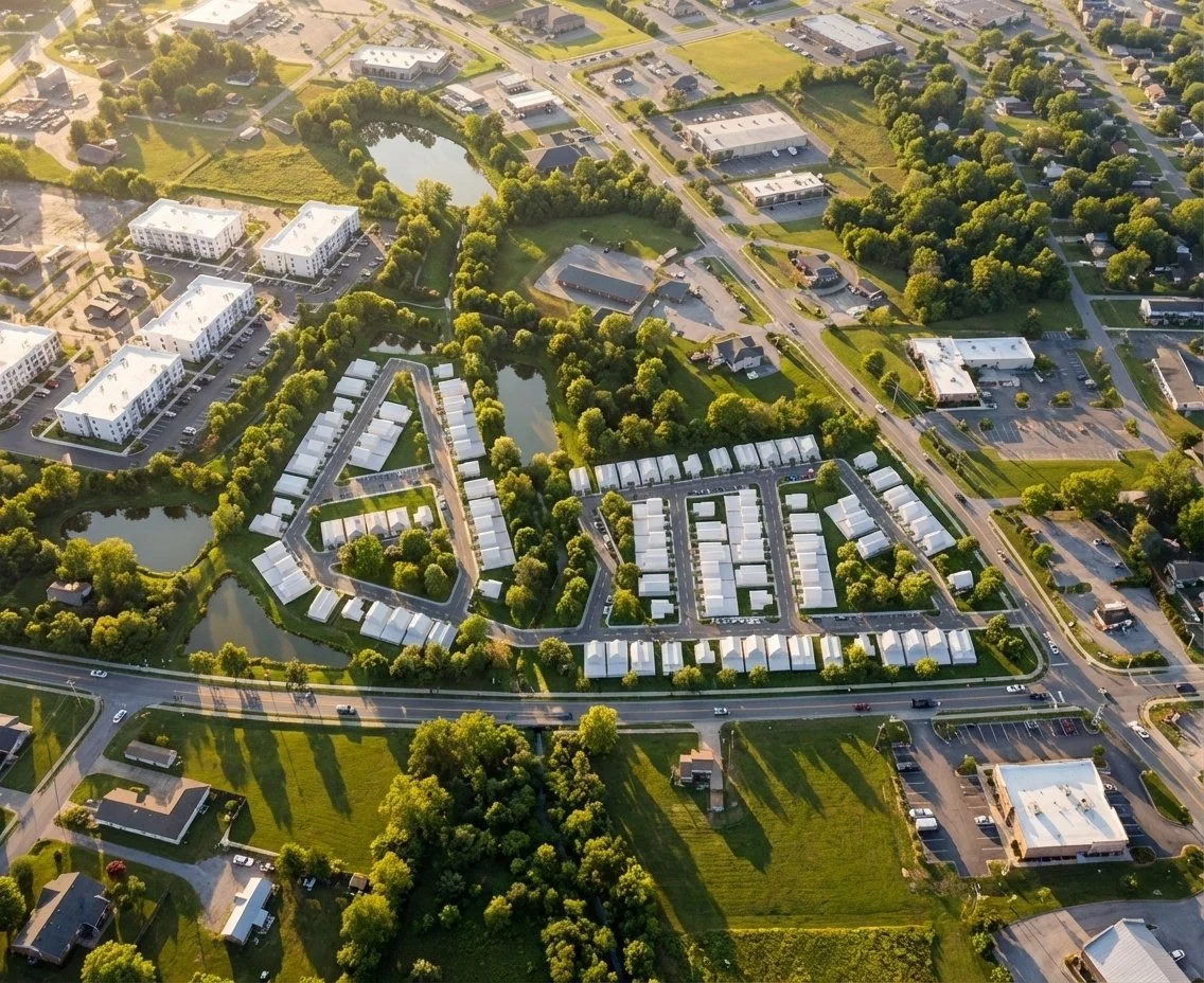 AI rendering — community overview