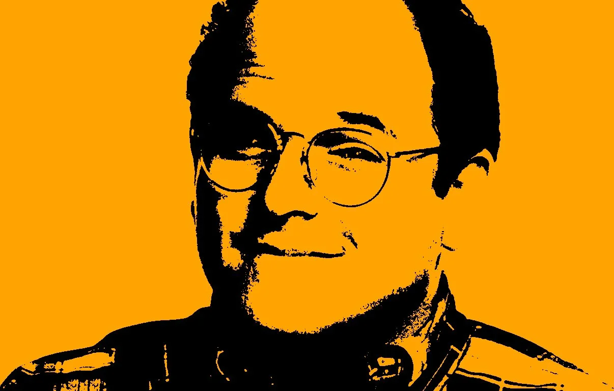 George Costanza from Seinfeld, illustration for Blue Spoon essay on health market innovation