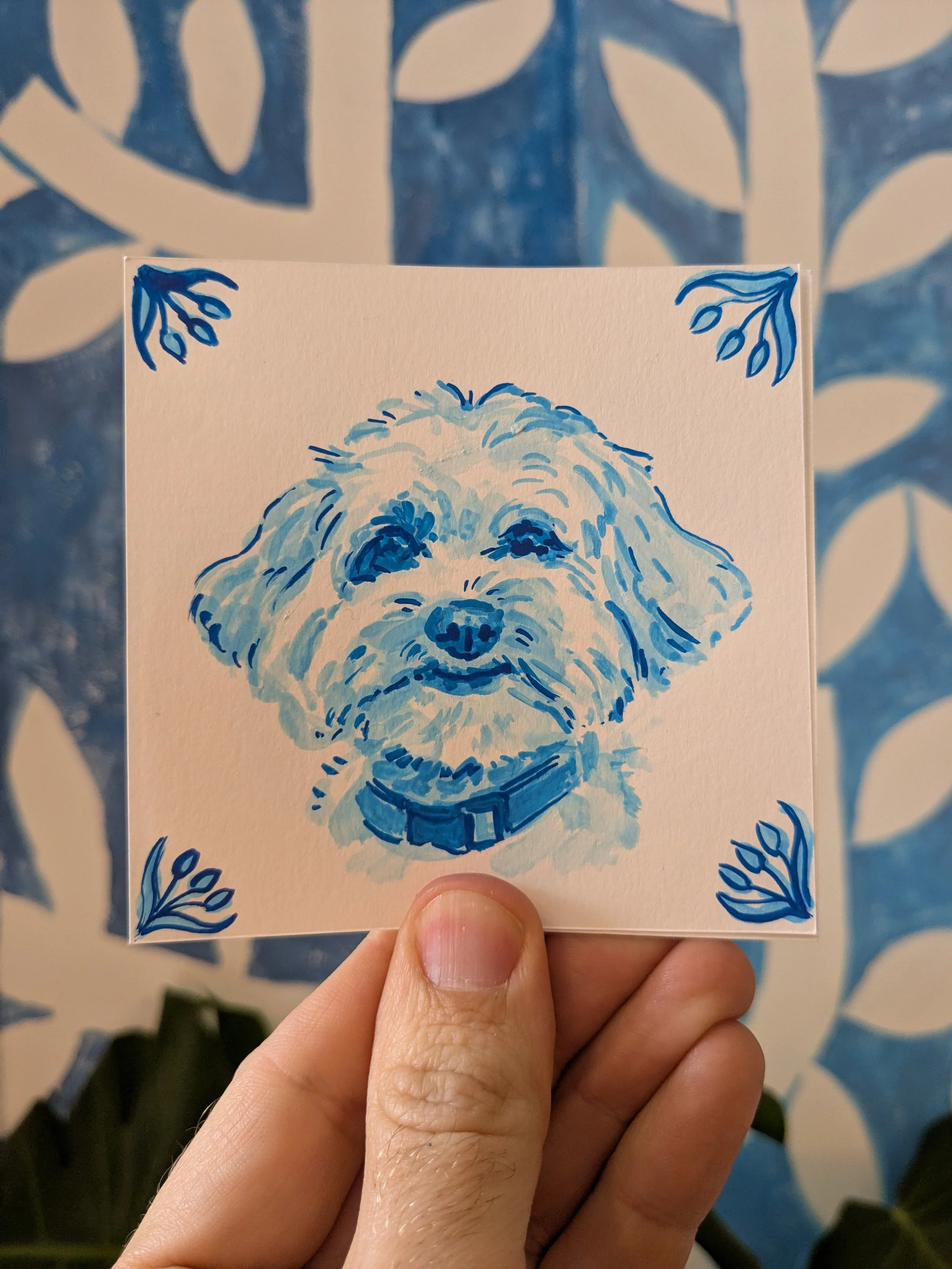 Pet portrait commission
