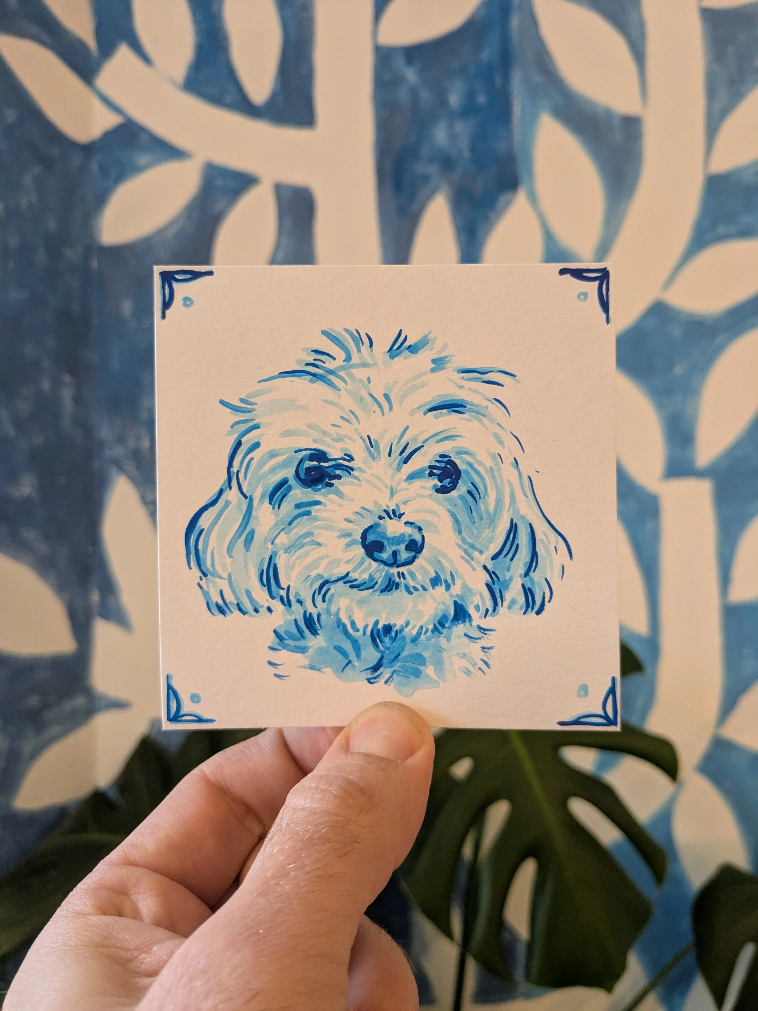 Pet portrait commission