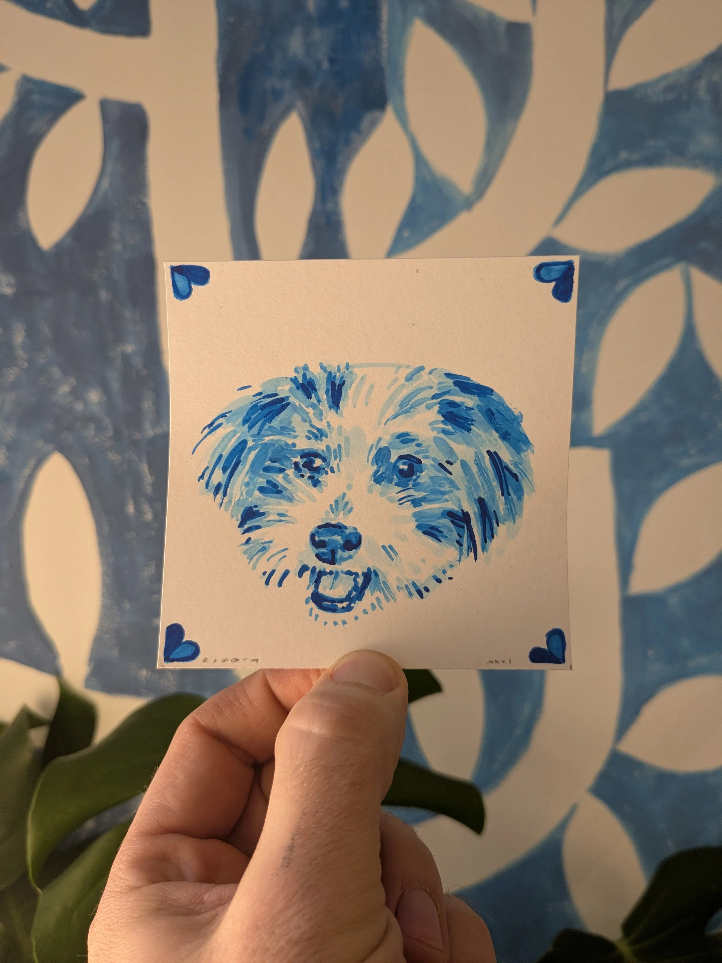 Pet portrait commission