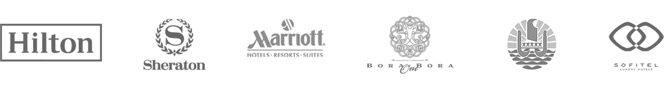 Le Hilton, le Sheraton, le groupe Marriott ou la fonction publique de Polynésie font confiance à Tropical Architecture depuis plusieurs années