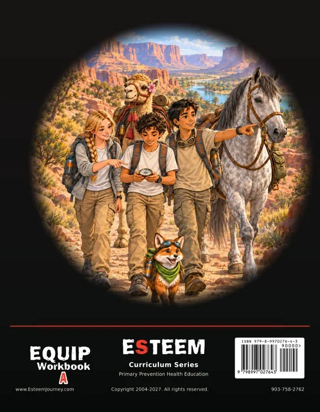 Seventh Grade EQUIP workbook, back cover