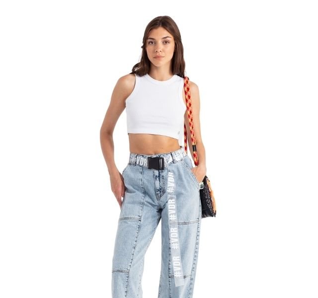 #VDR BASIC TANG TOP BIANCO 11097