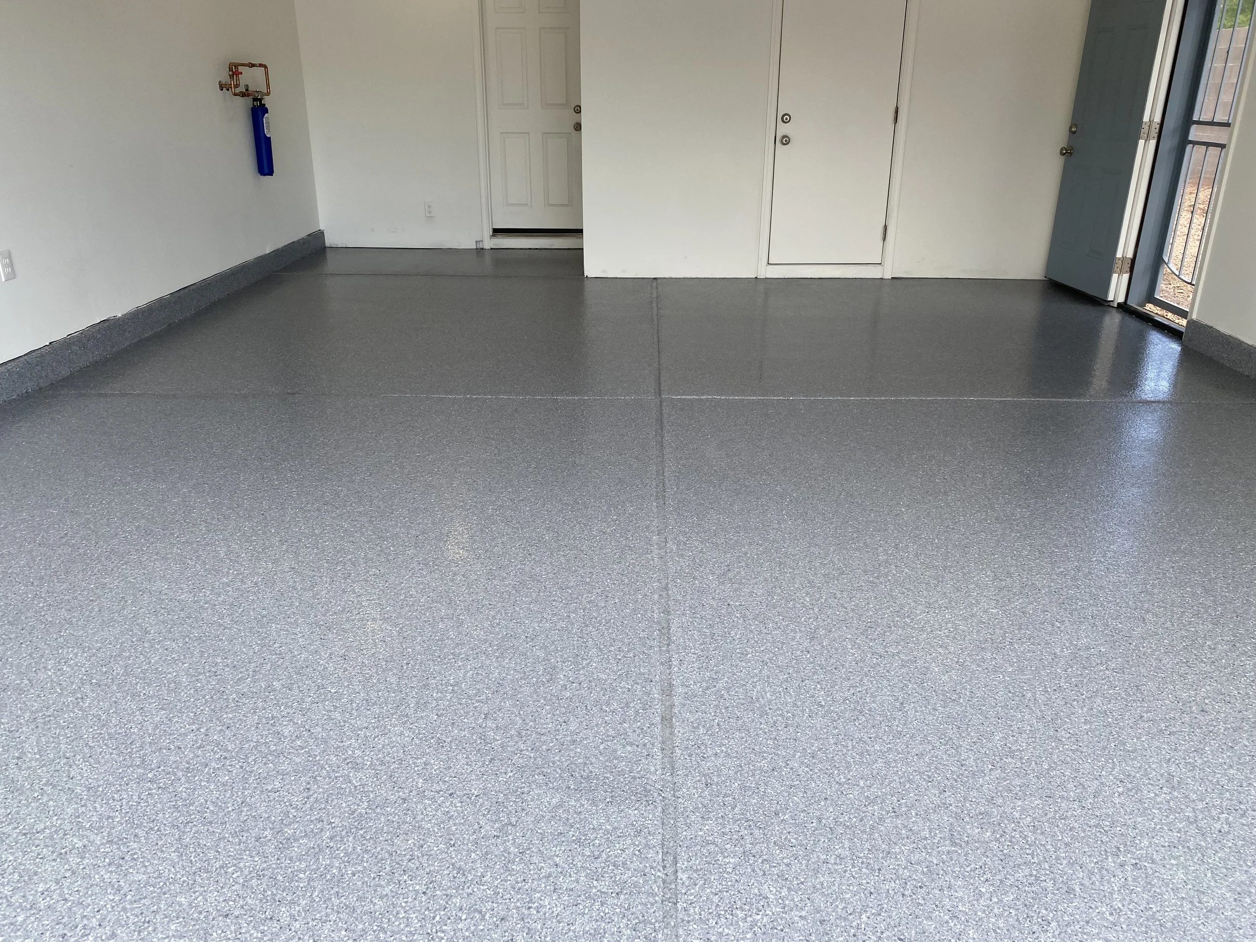 Gray Flake Floor