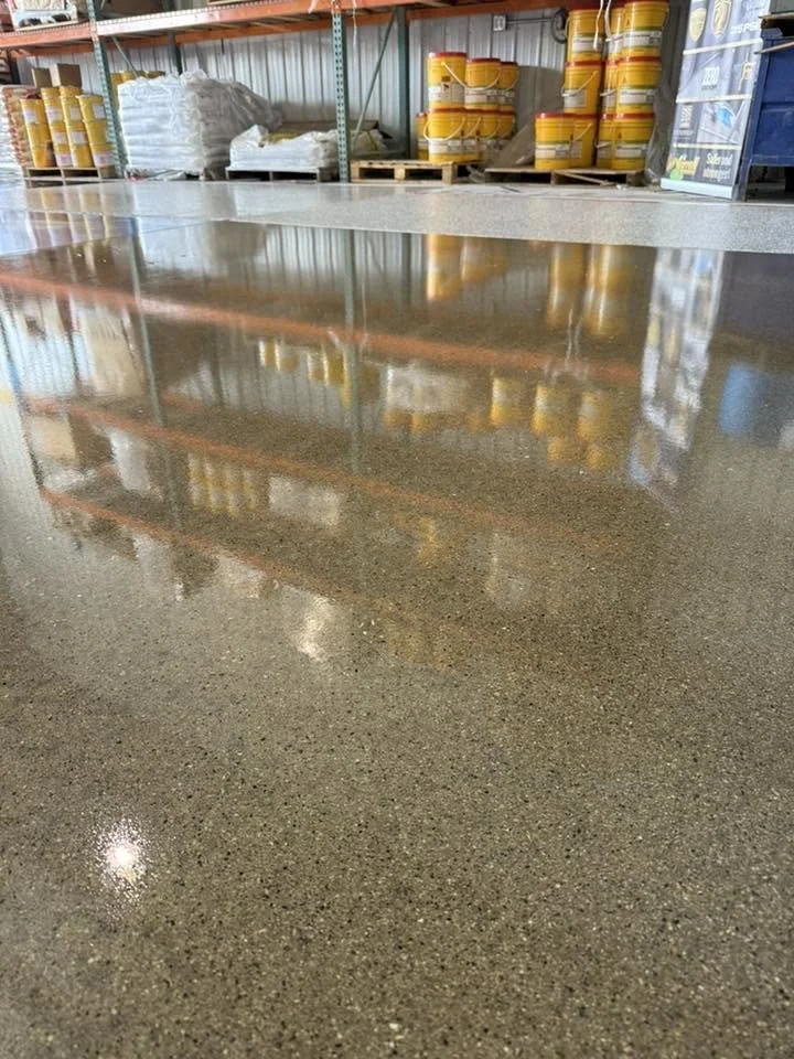 Ground and sealed concrete floor in Phoenix