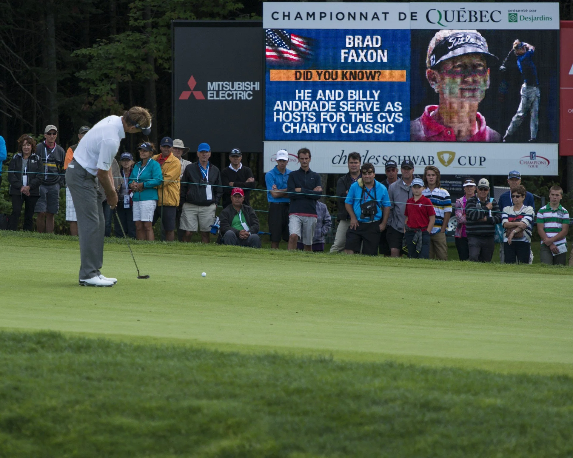 Brad Faxon en action