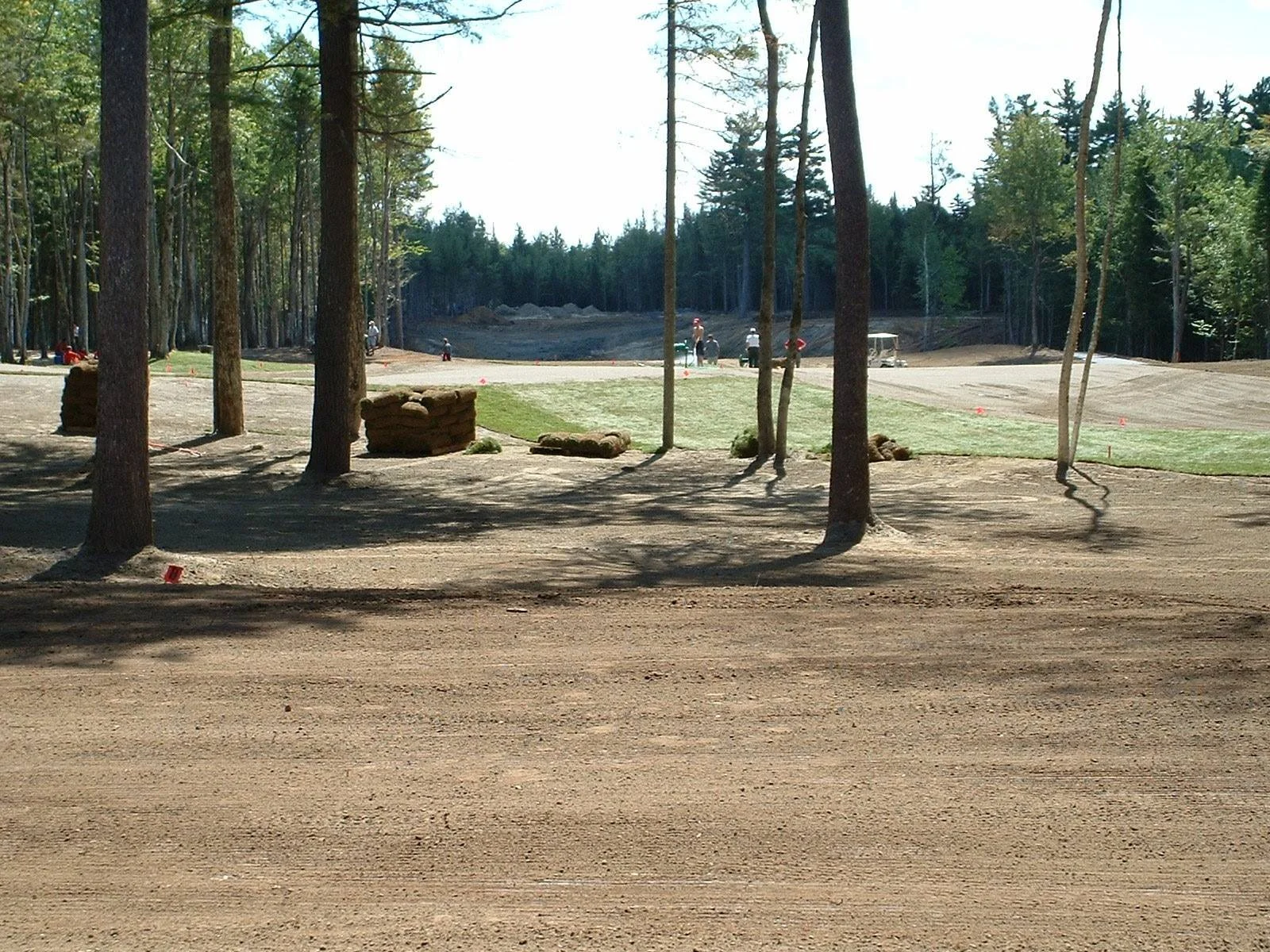 Construction du trou #14 du Parcours Nord