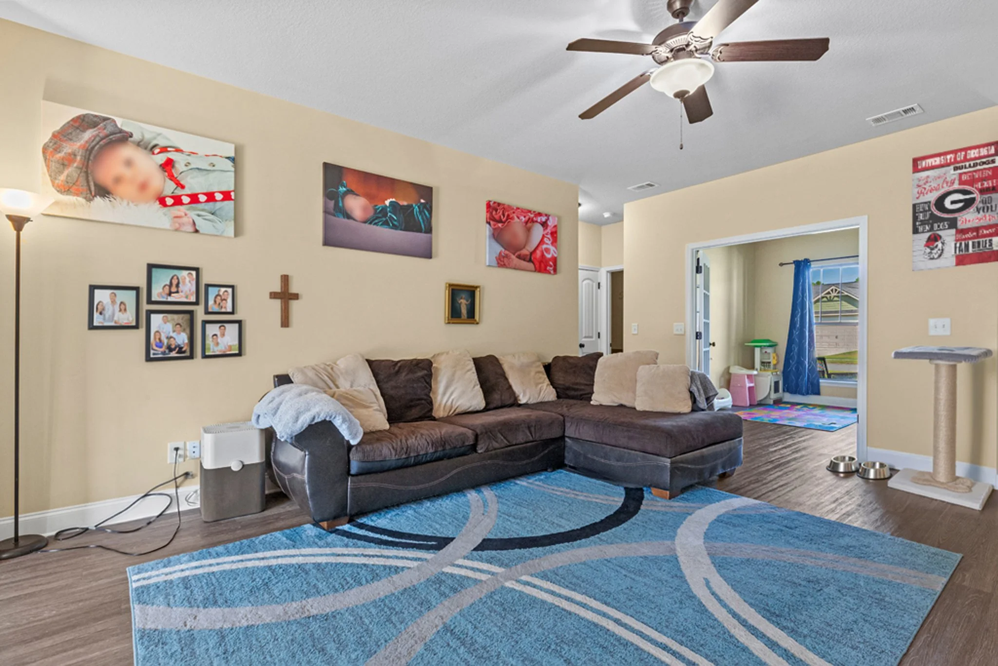 Living space that needs a quick reset
