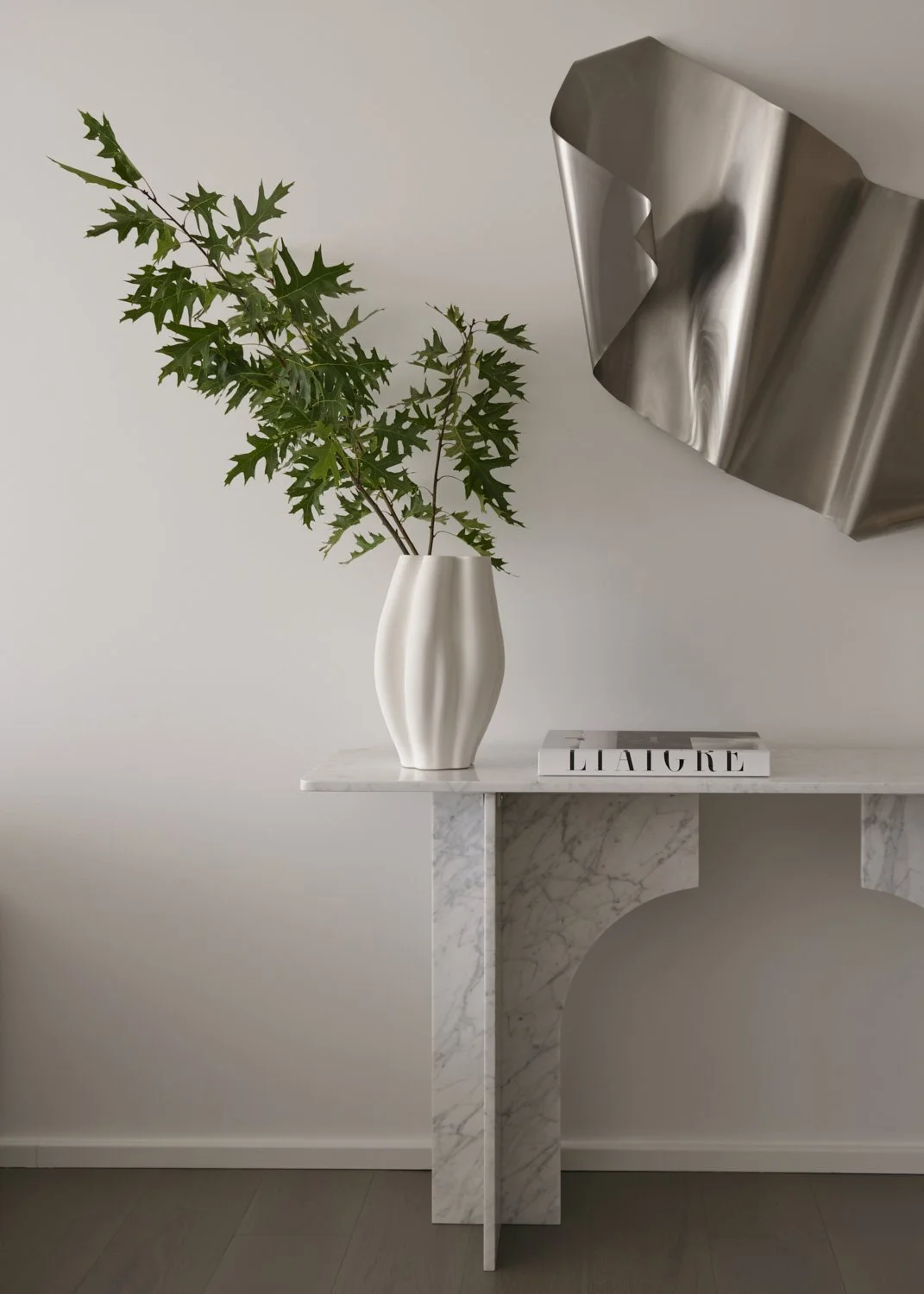 Dining room console table styling by Rory James Carter