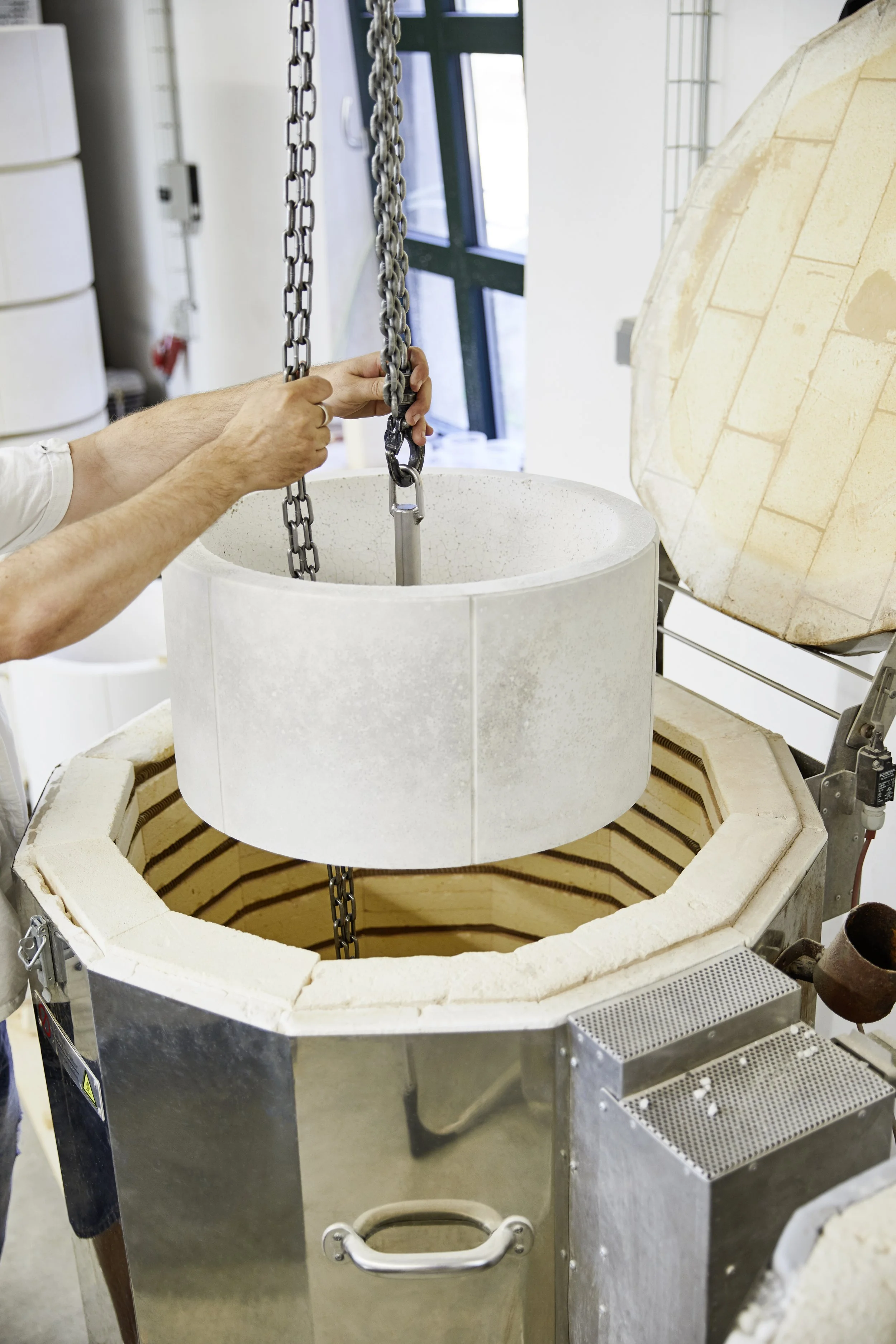 Nahaufnahme Keramik Glasur