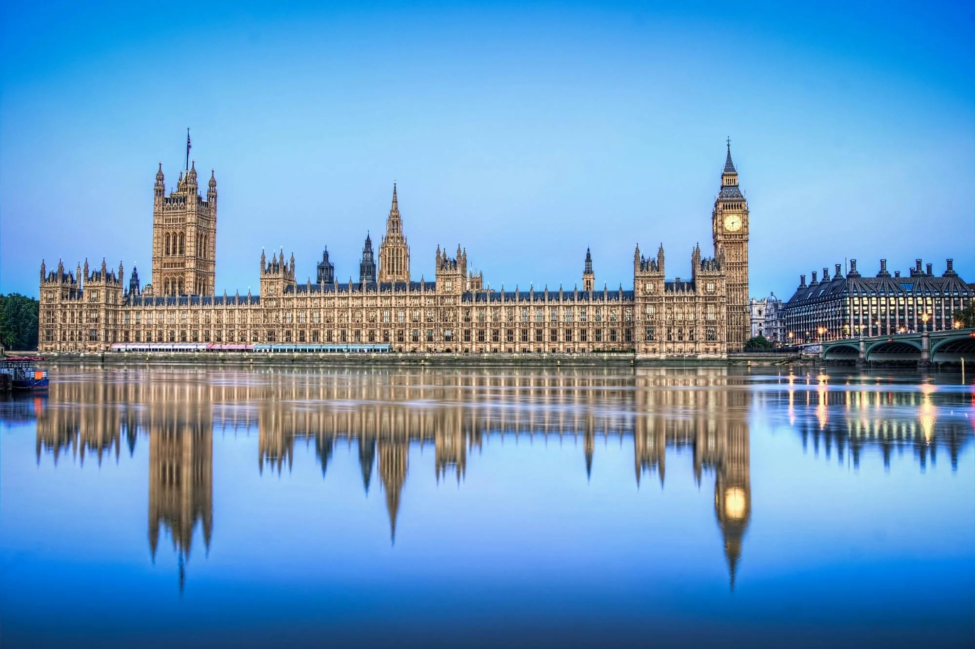 The Houses of Parliament and Big Ben, London