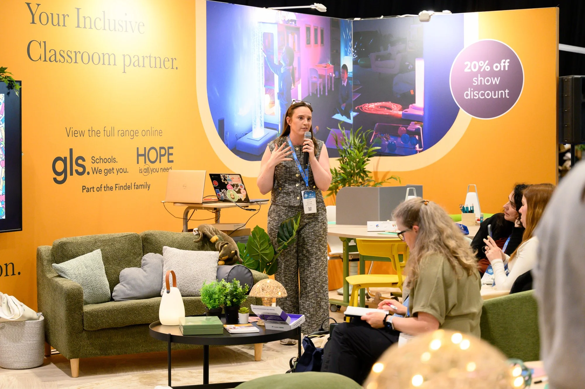 Inclusive classroom learning space at the Schools and Academies Show