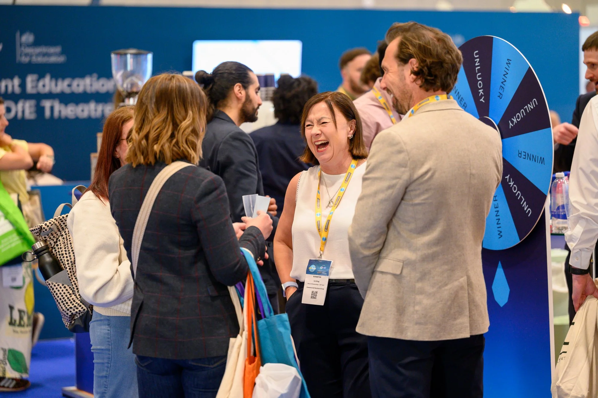Delegates networking at the Schools and Academies Show