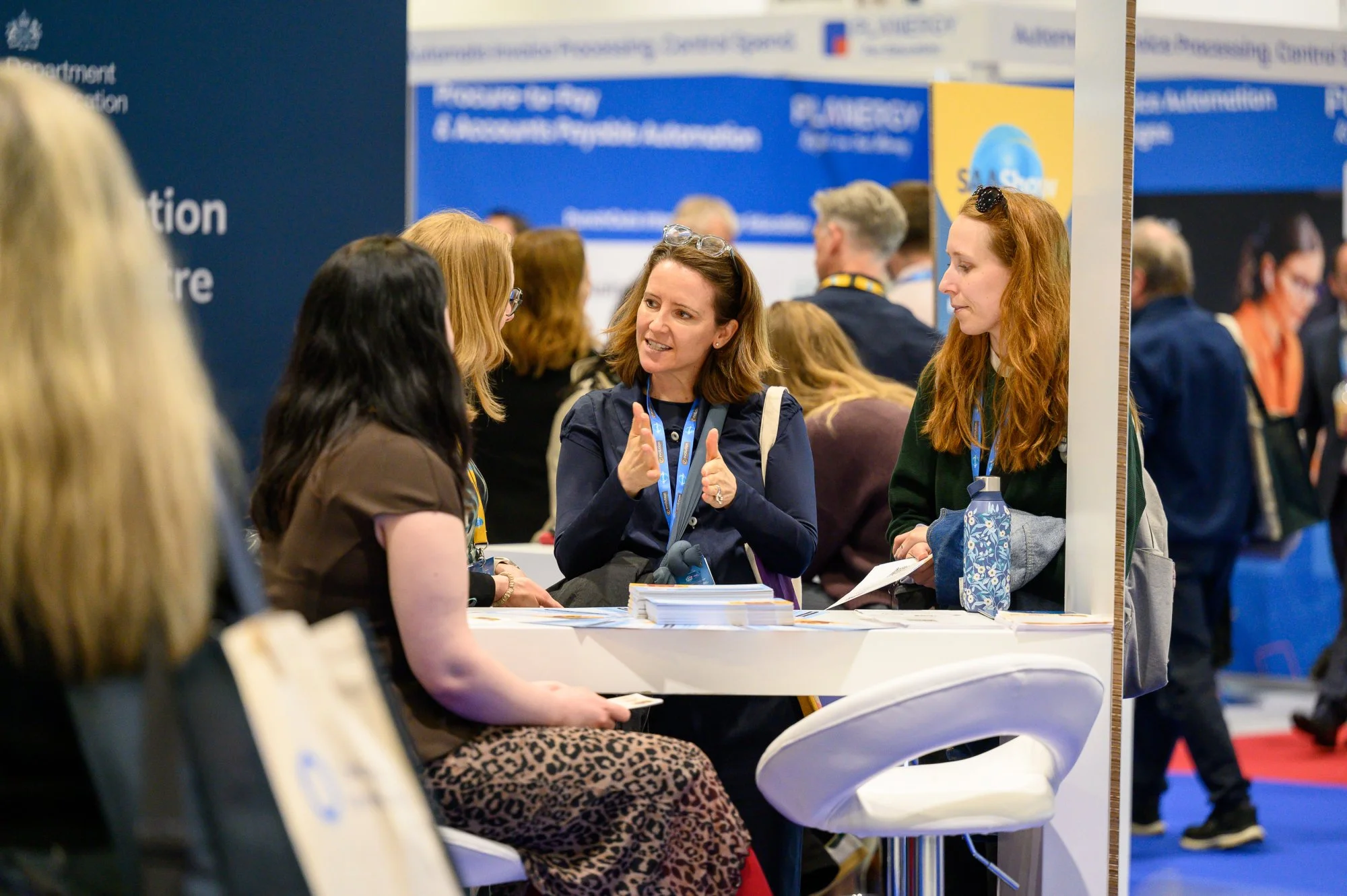 Education leaders networking at the Schools and Academies Show