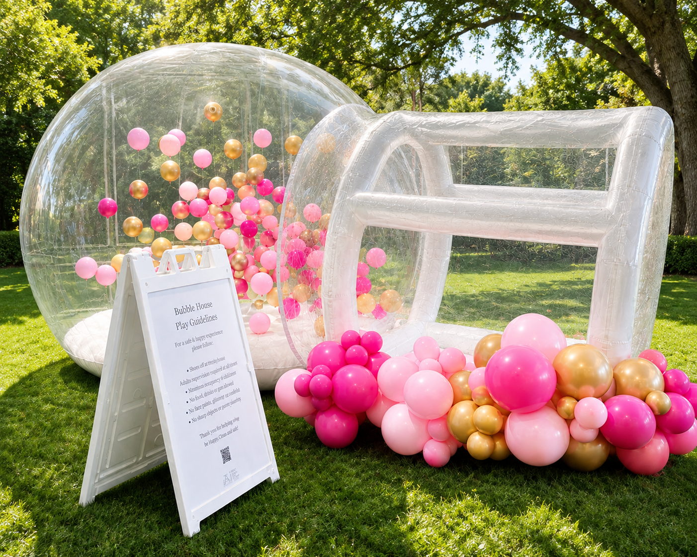 Balloon garland enhancement
