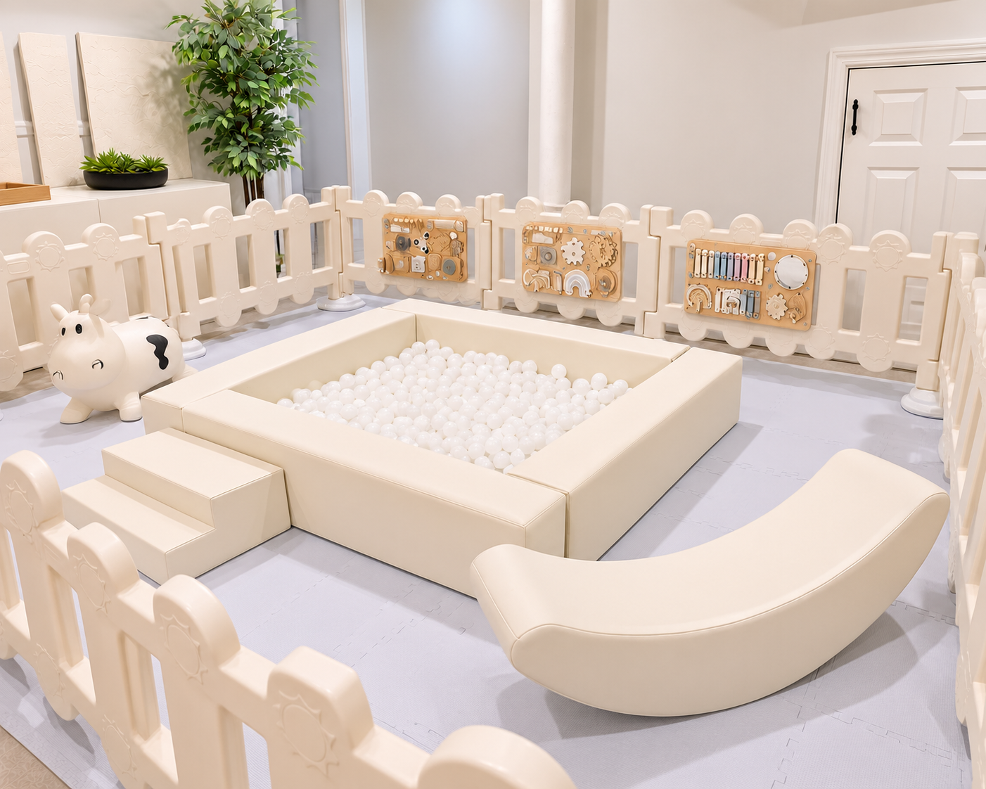 Petite Soft Play set up and ready for guests