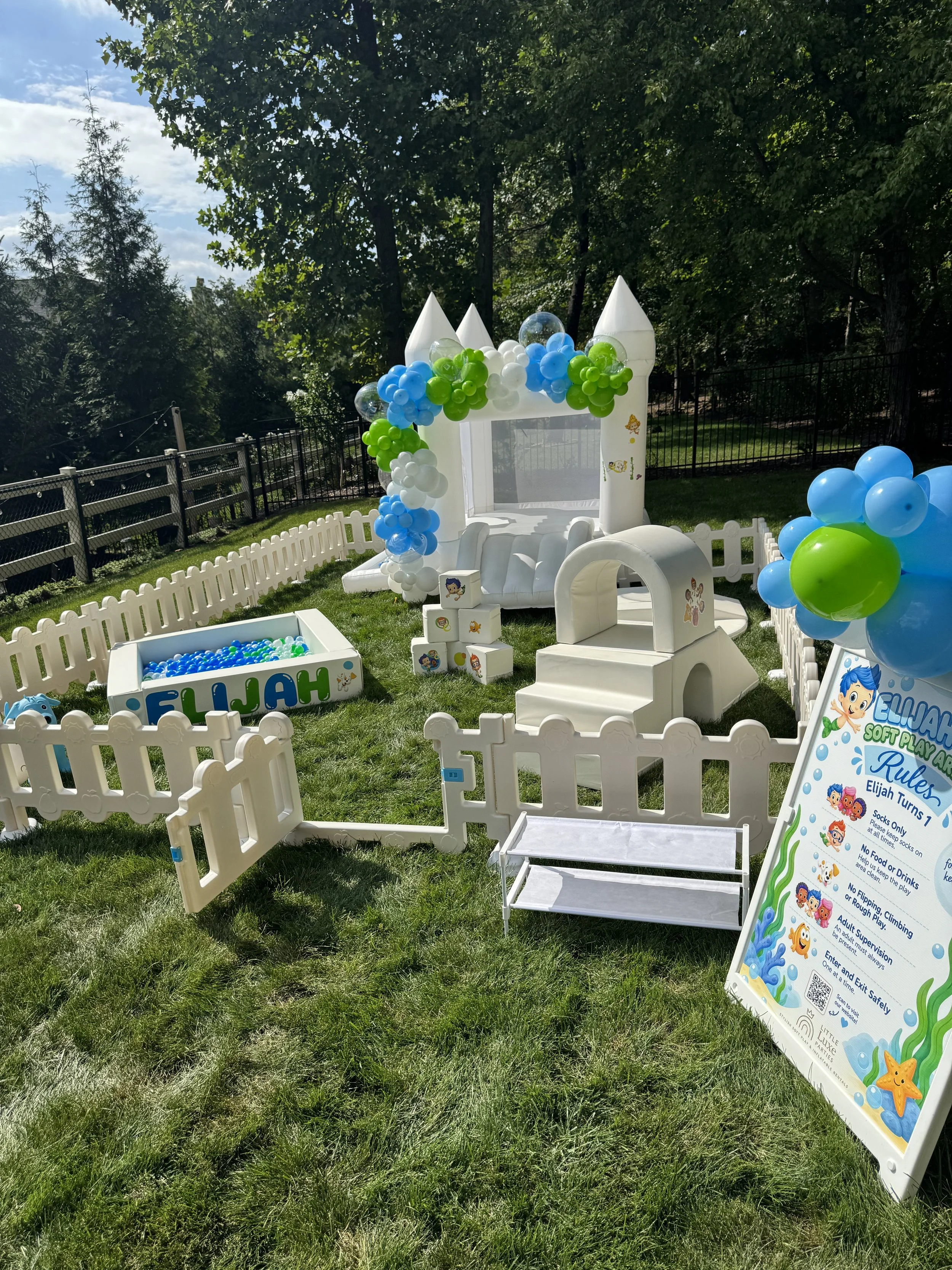 Styled soft play setup, West Orange, NJ