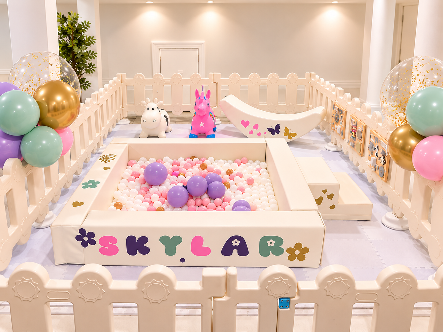Styled Petite Soft Play rental for babies and toddlers in New Jersey