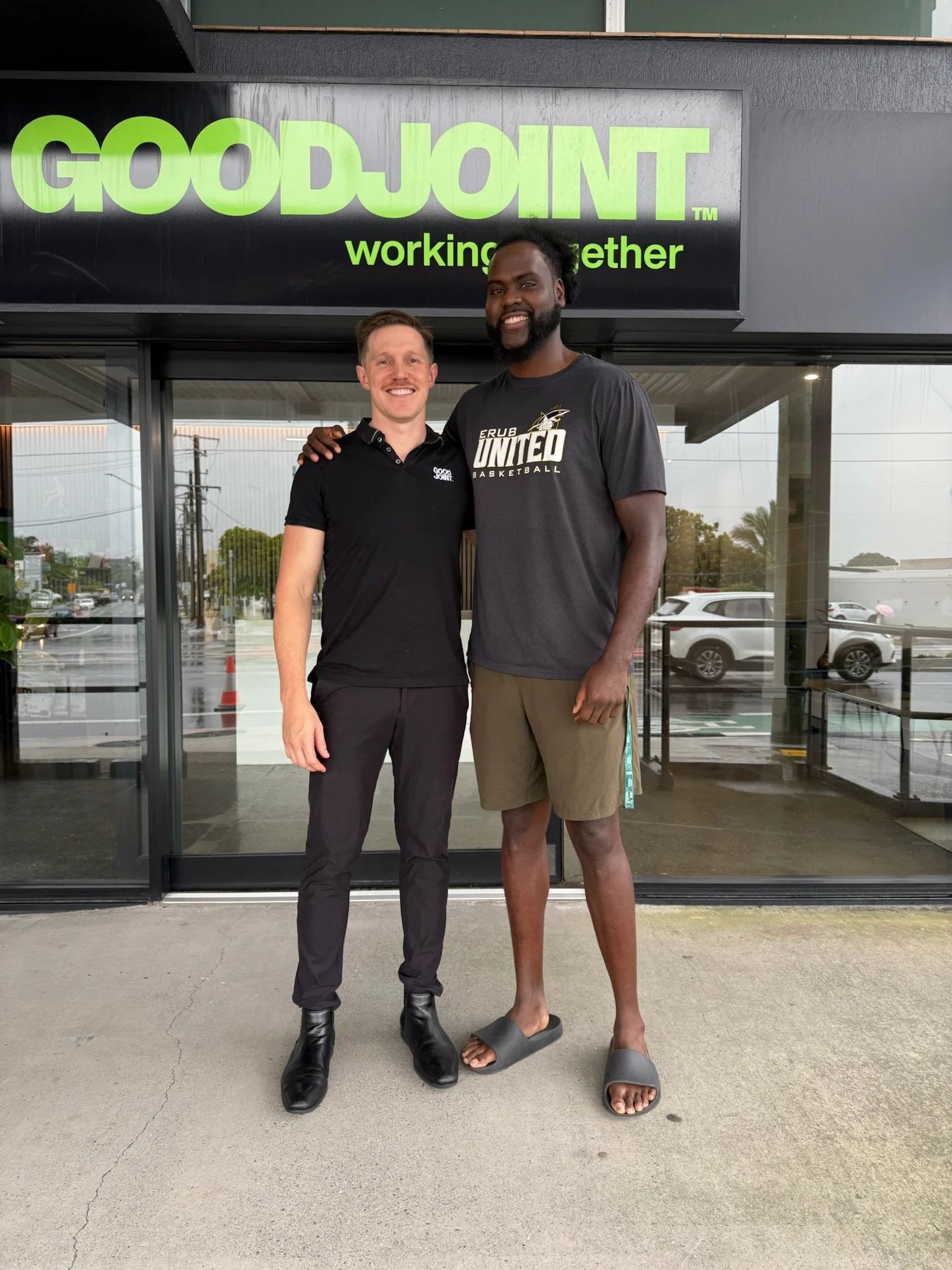 Tidjane Diop, NBL1 Basketball Player, at The Good Joint, Mermaid Beach Gold Coast