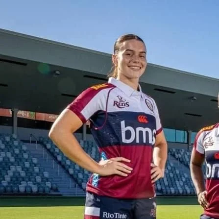 Jemma Bemrose, Australian Rugby Union Player and Queensland Reds Captain, supported by the Good Joint allied health team on the Gold Coast