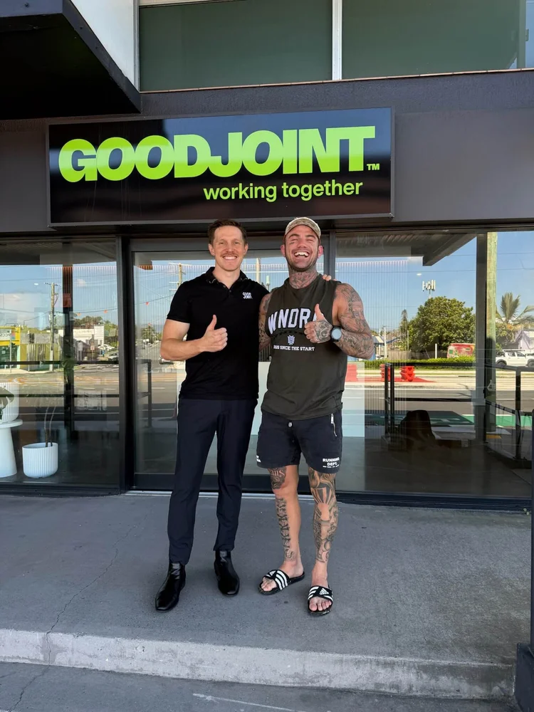 Jimmy Judge, Boxer and Competitive Eater, at The Good Joint, Mermaid Beach Gold Coast