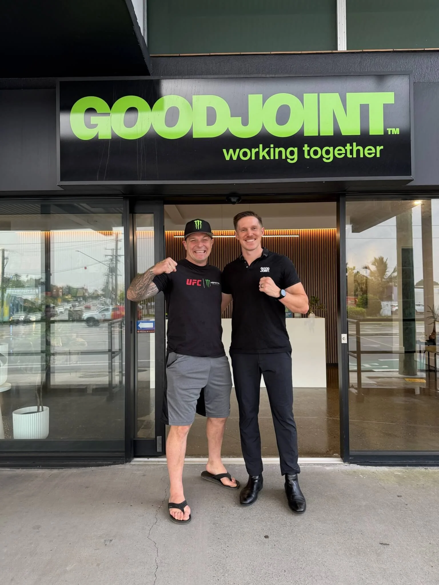 John Wayne Parr, 10 x Muay Thai and Kickboxer World Champion, at The Good Joint, Mermaid Beach Gold Coast