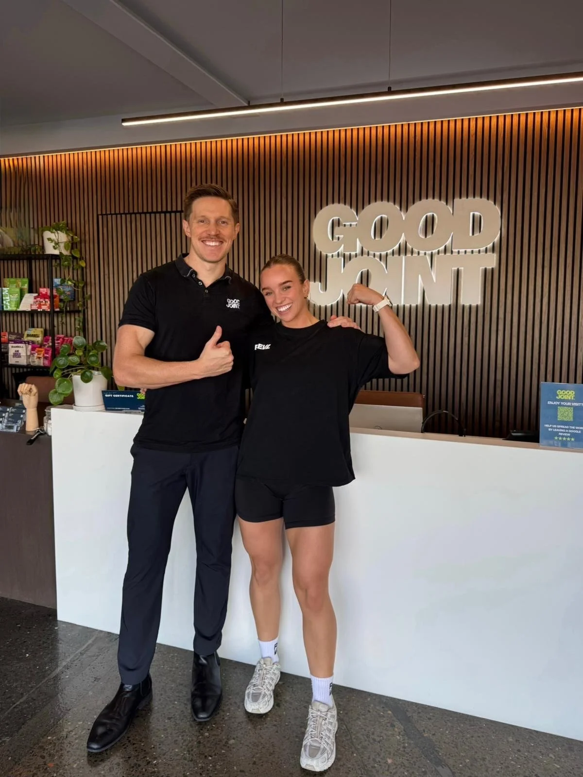Ella Turner, Hyrox and Endurance Athlete, at The Good Joint, Mermaid Beach Gold Coast
