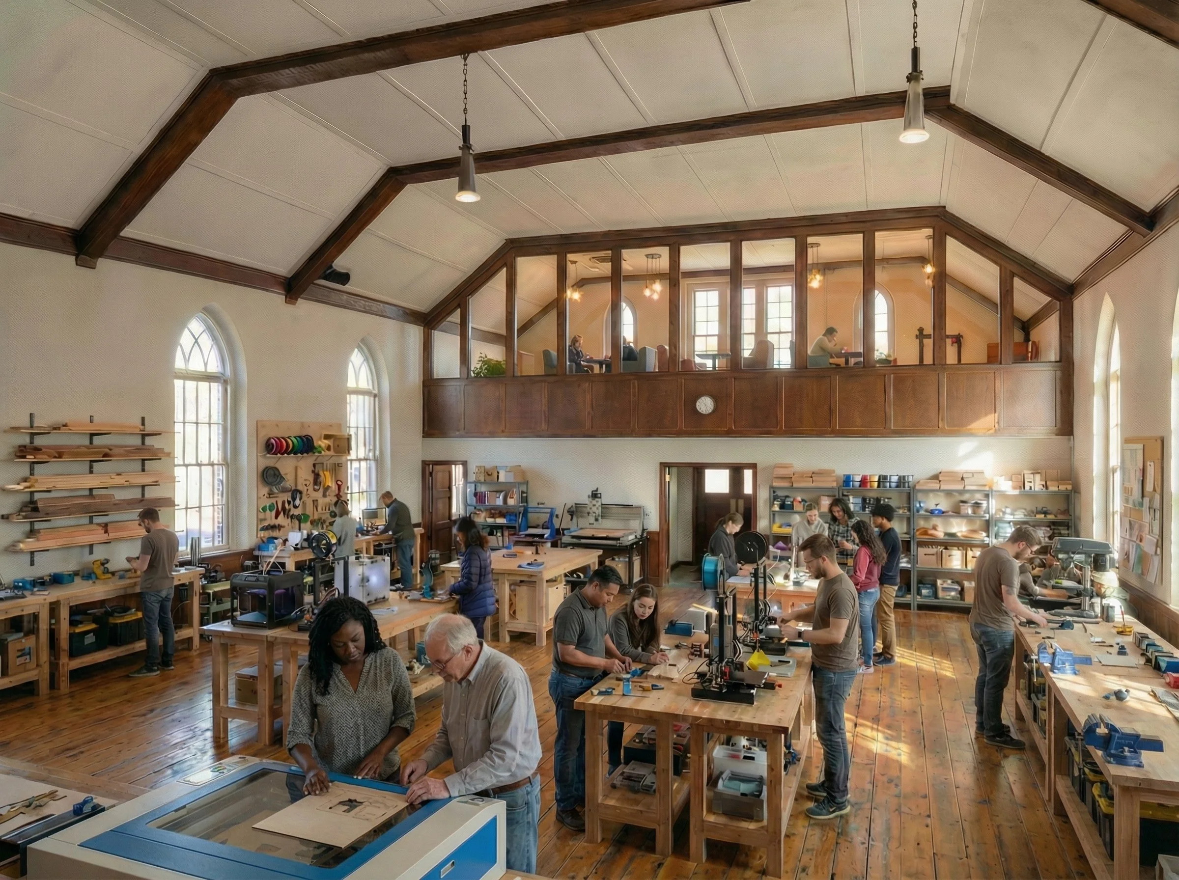 Future campus interior concept