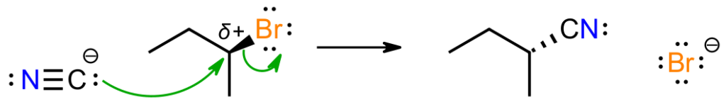 Drop the SN2 arrows image