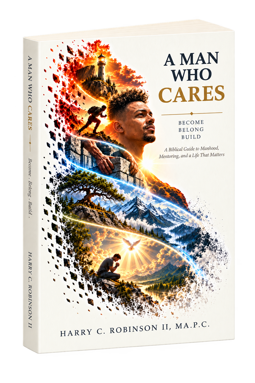 Cover of A Man Who Cares: A Biblical Guide to Manhood, Mentoring, and a Life That Matters, by Harry C. Robinson II