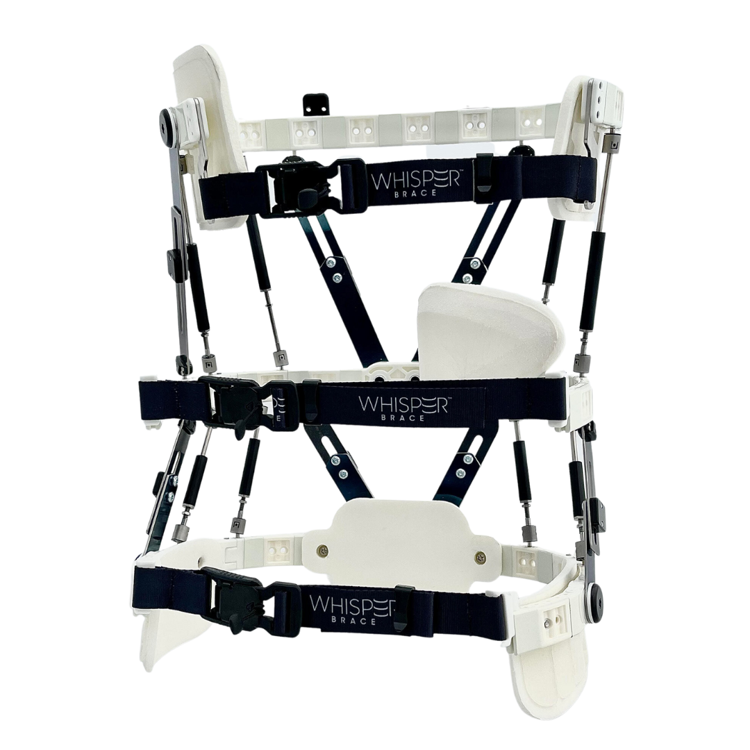 The Whisper dynamic scoliosis brace
