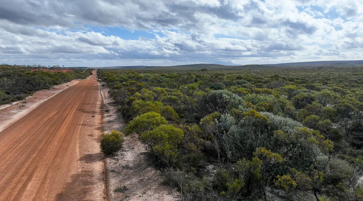 Aerial view of the Mallee