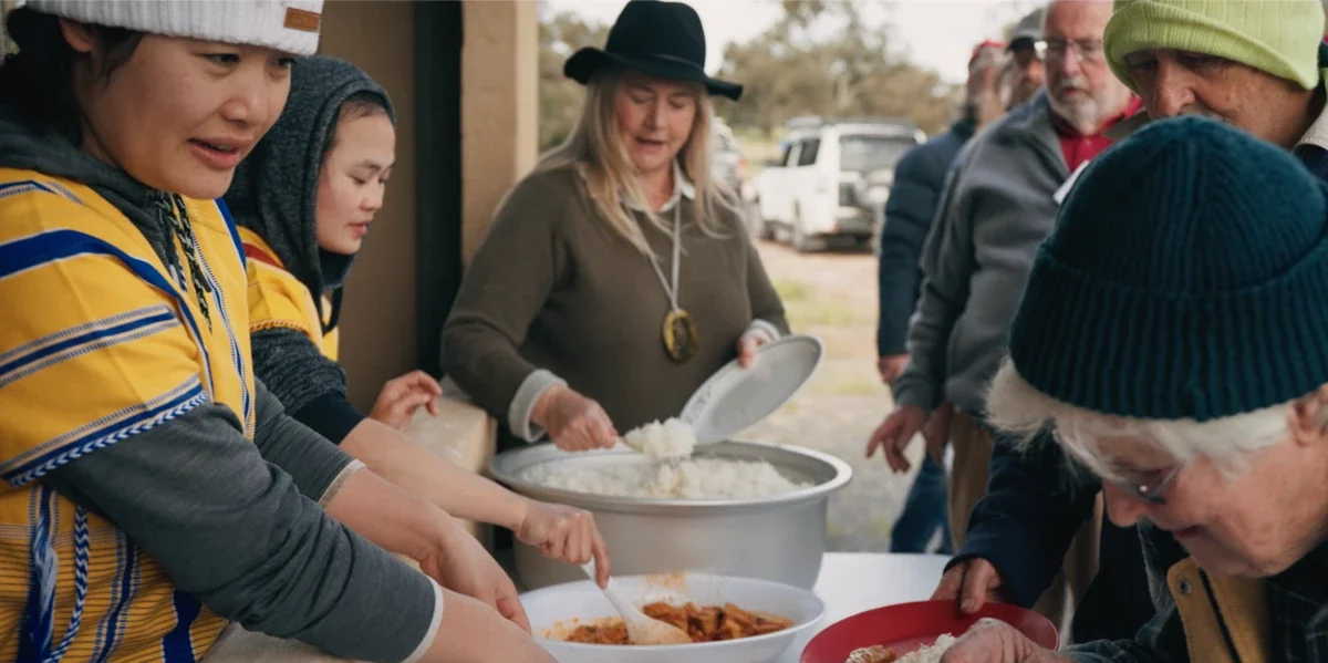 Catering at the Malleefowl volunteer training