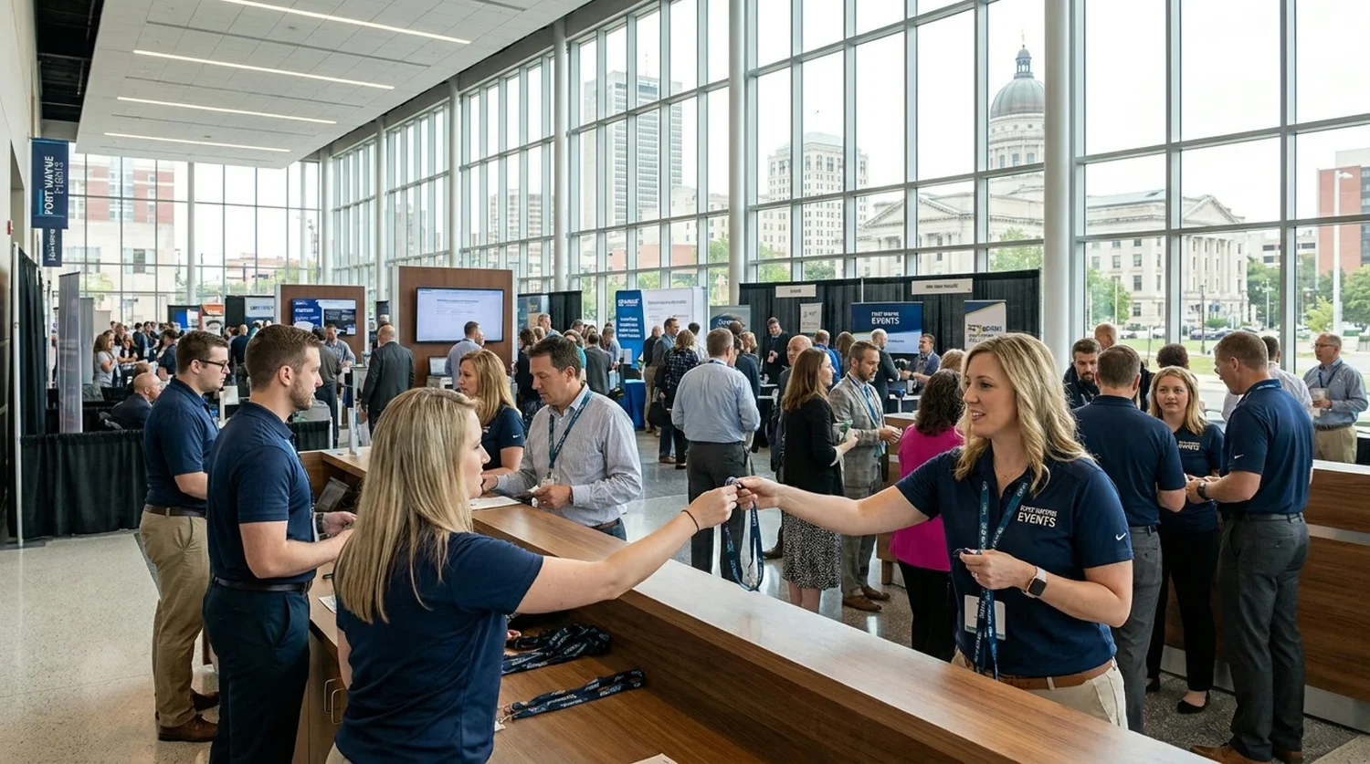 Event staffing and convention setup in Fort Wayne