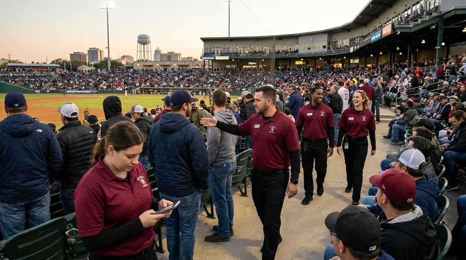 Large event venue requiring professional staffing in Round Rock