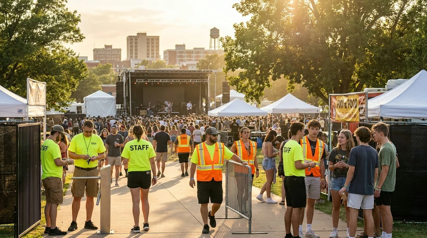 Diverse event types requiring staffing in Norman