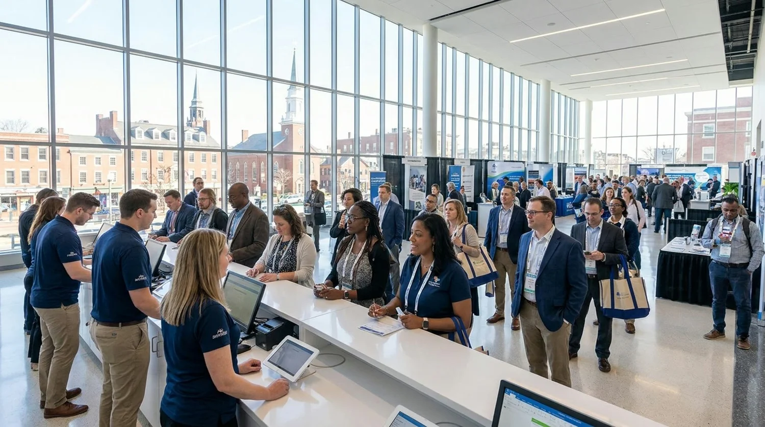 Event staffing and convention setup in Portsmouth