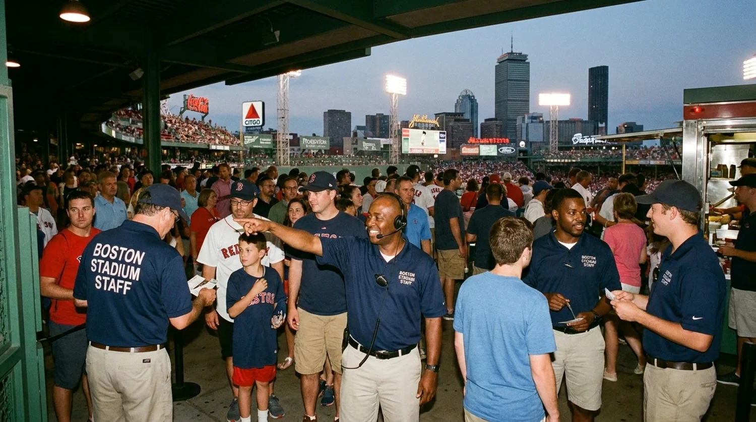 Large event venue requiring professional staffing in Boston