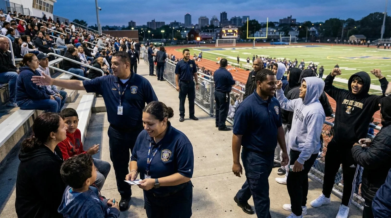 Large event venue requiring professional staffing in Paterson
